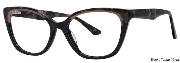 Modern Art Eyeglasses A634 Black/Taupe