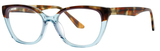 Modern Art Eyeglasses A634 Blue Crystal/Lil To
