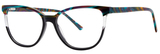 Modern Art Eyeglasses A635 Black/Purple Hz