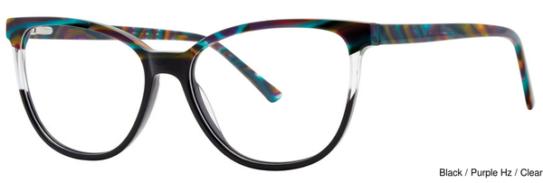 Modern Art Eyeglasses A635 Black/Purple Hz
