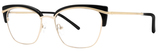 Modern Art Eyeglasses A636 Black/Gold