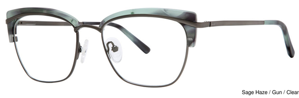 Modern Art Eyeglasses A636 Sage Haze/Gun