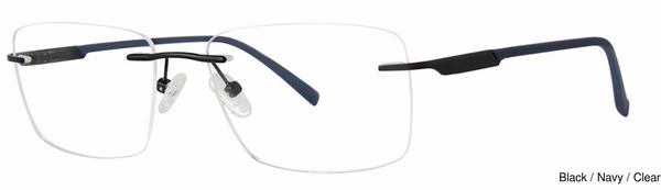 Giovani di Venezia Eyeglasses GVX589 Black/Navy