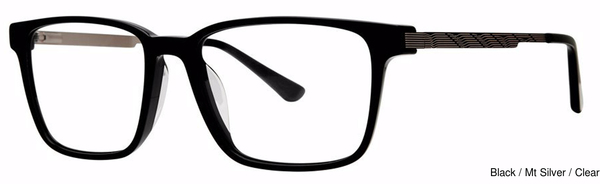 Giovani di Venezia Eyeglasses GVX590 Black/Mt Silver