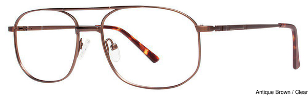 Modz Titanium Eyeglasses Ambassador Antique Brown