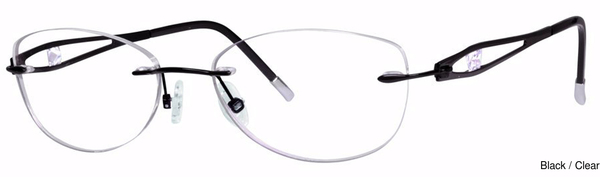 Modz Titanium Eyeglasses Etiquette Black
