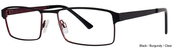 ModZ Flex Eyeglasses MX934 Black/Burgundy