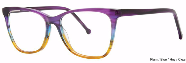 GB Eyeglasses Victorious Plum/Blue/Hny