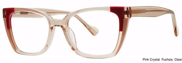 Genevieve Boutique Eyeglasses Talia Pink Cry/Fuchsi