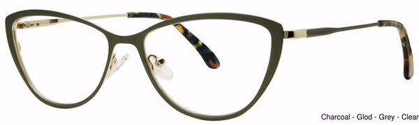 Fashiontabulous Eyeglasses 10X269 Charcoal/Gld/Gr