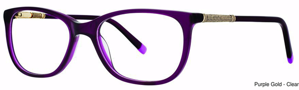 Genevieve Paris Design Eyeglasses Advance Purple/Gold