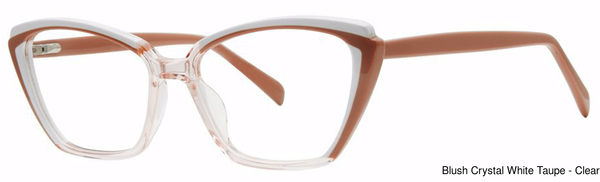 Genevieve Paris Design Eyeglasses Again Blush Cry/Wh/Ta