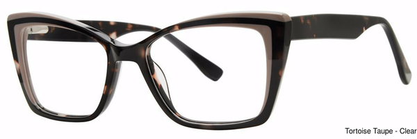 Genevieve Paris Design Eyeglasses Annette Tortoise/Taupe