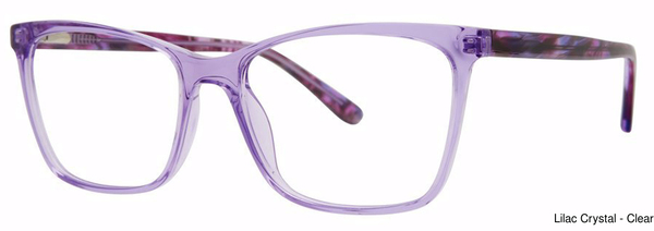 Genevieve Paris Design Eyeglasses Catie Lilac Crystal
