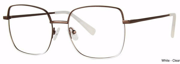 Genevieve Paris Design Eyeglasses Clarity White
