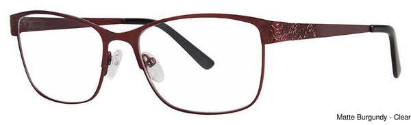 Genevieve Paris Design Eyeglasses Enduring Matte Burgundy
