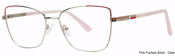 Genevieve Paris Design Eyeglasses Ensley Pink/Fuchsia/Si