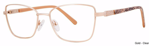 Genevieve Paris Design Eyeglasses Eternity Gold