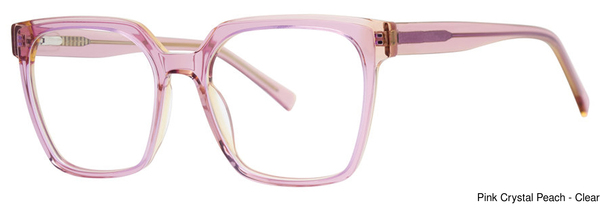 Genevieve Paris Design Eyeglasses Evoke Pink Cry/Peach