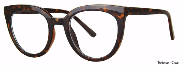 Genevieve Paris Design Eyeglasses Excellent Tortoise