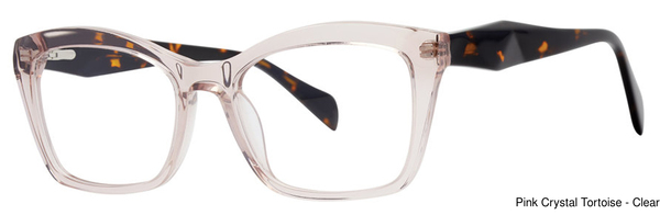 Genevieve Paris Design Eyeglasses Fabiana Pink Cry/Tort