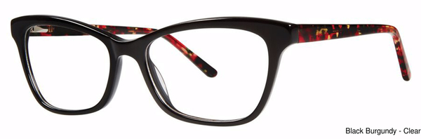 Genevieve Paris Design Eyeglasses Gypsy Black/Burgundy