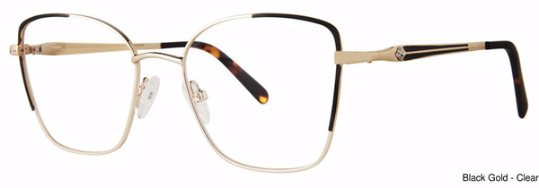 Genevieve Paris Design Eyeglasses Hopeful Black/Gold
