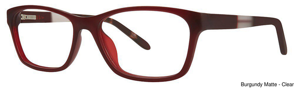 Genevieve Paris Design Eyeglasses However Burgundy Matte