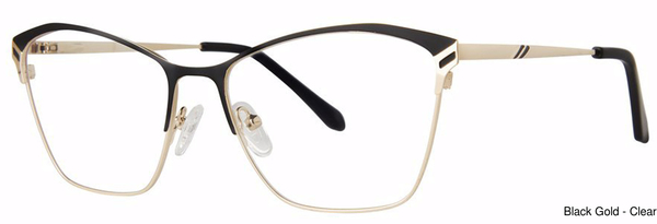 Genevieve Paris Design Eyeglasses Lexie Black/Gold