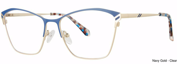 Genevieve Paris Design Eyeglasses Lexie Navy/Gold