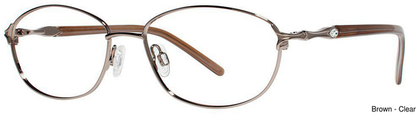 Genevieve Paris Design Eyeglasses Opal Brown