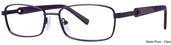Genevieve Paris Design Eyeglasses Rendezvous Matte Plum