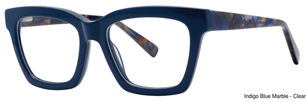 Genevieve Paris Design Eyeglasses Unstoppable Indigo/Blue Mar