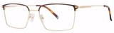 Giovani Di Venezia Eyeglasses Weston Matte Brown/Gld