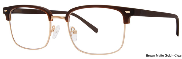 Modz Eyeglasses Birmingham Brown Mt/Gold