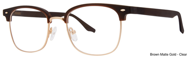 Modz Eyeglasses Evanston Brown Mt/Gold