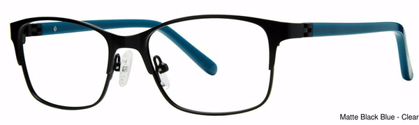 Modz Kids Eyeglasses Bright Matte Black/Blu