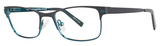 Modz Kids Eyeglasses Tidbit Matte Black/Tel