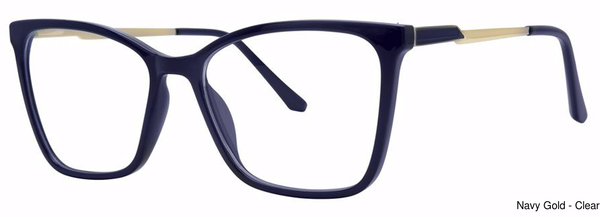 Modern Times Eyeglasses Attention Navy/Gold
