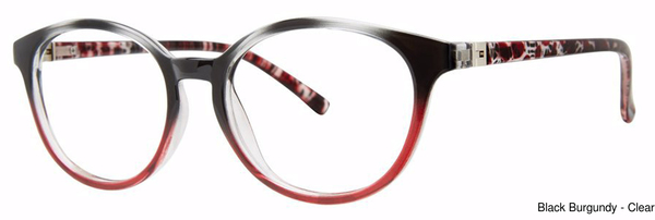 Modern Times Eyeglasses Browse Black/Burgundy