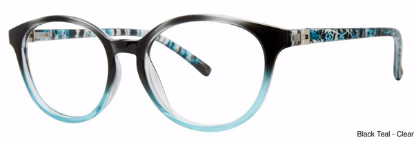Modern Times Eyeglasses Browse Black/Teal