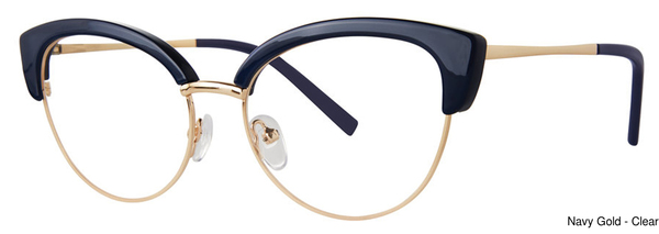 Modern Times Eyeglasses Promotion Navy/Gold