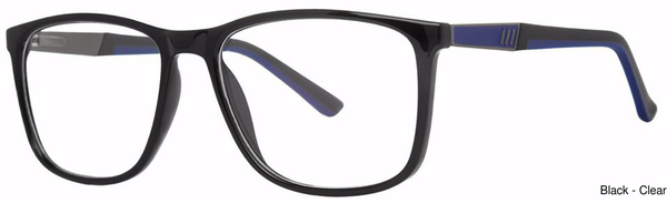 Modern Times Eyeglasses Reversal Black