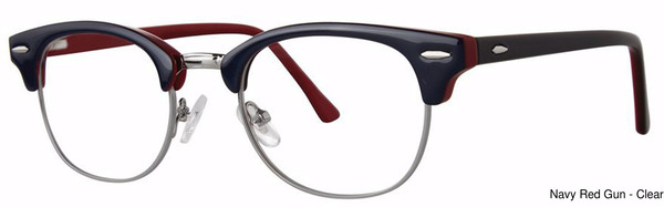 Modern Times Eyeglasses Translate Navy/Red/Gun
