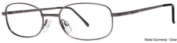 Modern Metals Eyeglasses Cal Matte Gunmetal