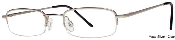Modern Metals Eyeglasses Capricorn Matte Silver