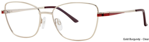 Modern Metals Eyeglasses Catherine Gold/Burgundy