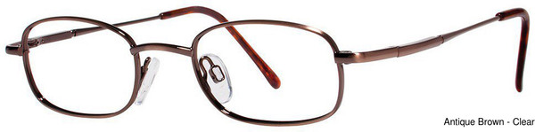 Modern Metals Eyeglasses Cheerful Antique Brown