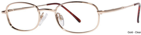 Modern Metals Eyeglasses Cheerful Gold