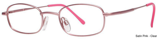 Modern Metals Eyeglasses Cheerful Satin Pink